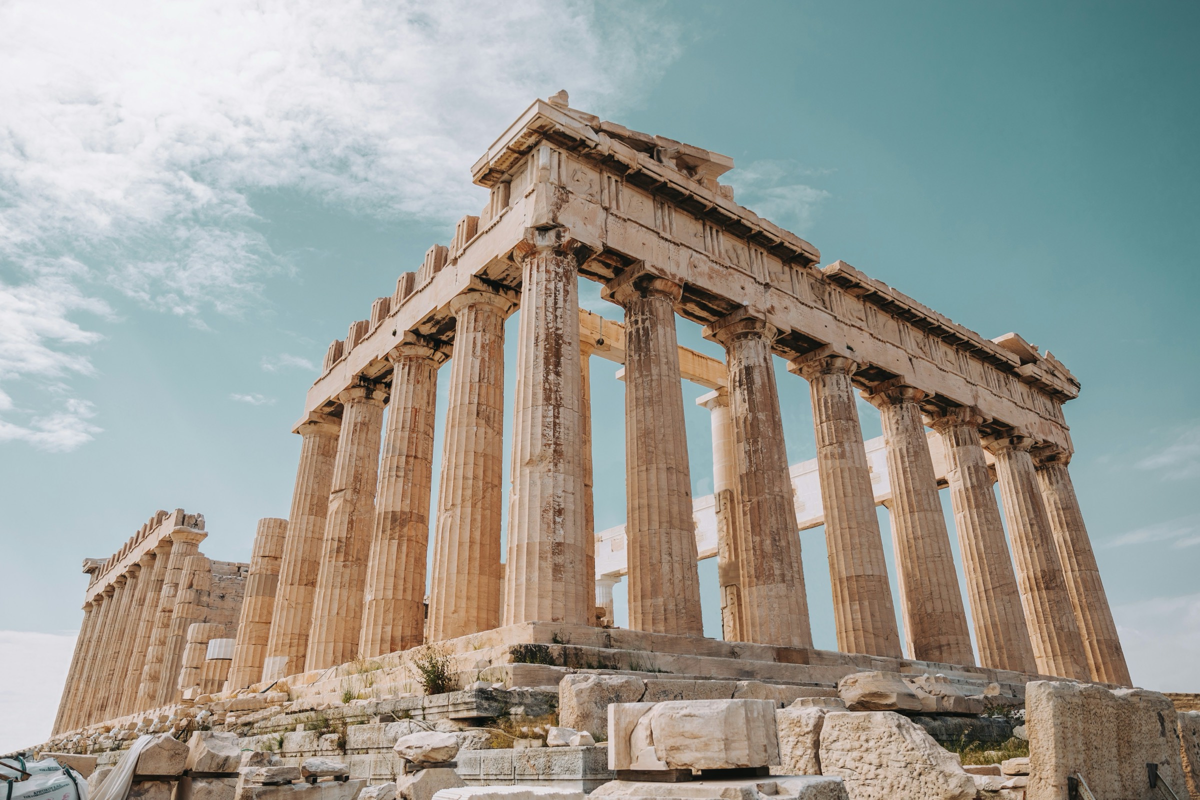 The Parthenon on the Acropolis of Athens